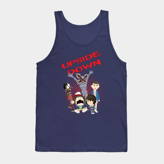 Upside Down Movie Parody Tank Top by bovaart